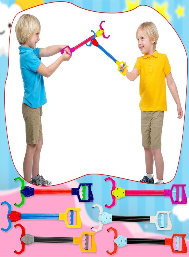 Feradny 6 Pcs Interactive Grabber Toy Flexible Robot Hand and Robotic Claw Hand Claws for Kids Early Grasping Learning and Garbage Picker Toys - Image 5